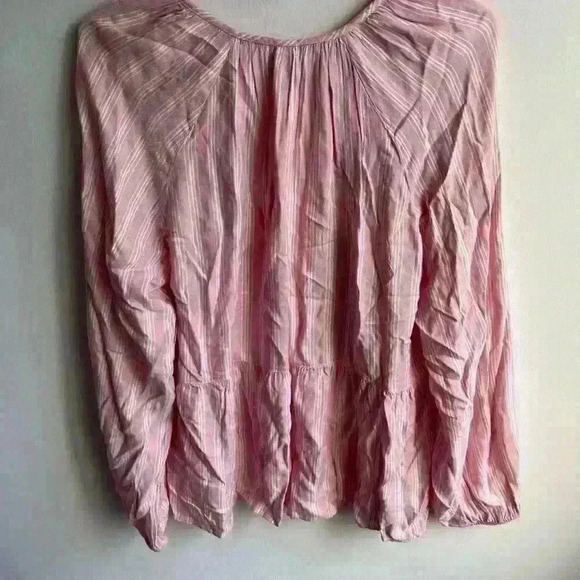 Time and tru striped long sleeve top size large NWT - Picture 2 of 2